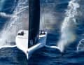 The AC40-Foilers powerfully roared over the demanding course on 8 October