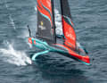 Launched into the Cup duel like a rocket: New Zealand's "Taihoro", whose name translates as "to move as resolutely as the sea between heaven and earth"