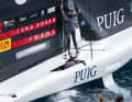 EInes der ersten Siegerbilder nach dem Finale um den Women's America's Cup: Jubel im Team Luna Rossa Prada Pirelli