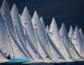 Imposante Start-Impression von der Starboot-WM im Revier vor Scarlino