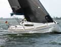 Ce n'est pas vraiment la discipline de prédilection de ces bateaux : L'Elan fait néanmoins bonne figure au vent.