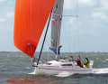 That was still possible: the gennaker could be set on deep courses. The sun shot followed later