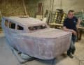 Das Boot hat er selbst gebaut