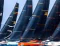 World Championship start scene with Hendrik Brandis' red "Earlybird"