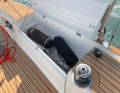 Storage boxes under the benches keep things tidy. There is also room for the fenders
