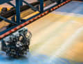 Preliminary stage: The strips are laid in sections of a maximum width of five metres and ...