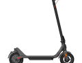 The geometry of the scooter allows relaxed standing