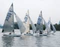 Instead of spinnaker or gennaker: The headsails are unfurled like on a star boat