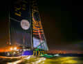 Hier kommt Clarisse Crémer im Dezember 2023 als Zwölfte der Solo-Regatta Retour à La Base ins Ziel