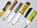 Always ready: The upright blade has the advantage that it cannot accidentally fold in or wobble when cutting