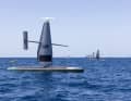 Two sailing drones on patrol