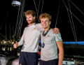 Qui, Lennart Burke (a sinistra) e Melwin Fink festeggiano i loro successi nel 2023