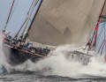 "Seahawk" at the Perini Navi Cup 2018 off Porto Cervo. Stephen Edwards has been the captain of the 60-metre ketch since 2020. He was in command of "Bayesian" from April 2015 to June 2020