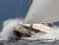 Heavy seas at the Perini Navi Cup 2018