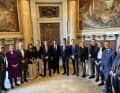 ... une partie de l'équipe était présente lors de la manifestation en petit comité