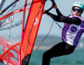 Theresa Steinlein on course for success at the iQFoil Games in Cadiz