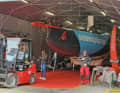 "Malizia – Seaexplorer" in Team Malizias Halle in Lorients La Base