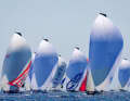 Le impressionanti immagini del Campionato Europeo ricordano, per una buona ragione, i gloriosi scatti della 52 Super Series. Il fotografo è lo stesso, lo spagnolo Nico Martinez.