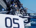 Die amerikanische "Sled" segelte mit der Bugnummer 5 zu WM-Silber
