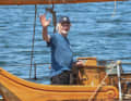Fox setting off on one of the previous Ocean Change expeditions