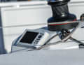 The fitting arrangement is extremely well thought out. The genoa cradles stand in front of ...