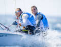 Super good, super likeable and in the end second in Kiel: the Spanish world champions Jordi Xammar and Marta Cardona.