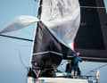 Despite minor problems with the spinnaker manoeuvre, Jürgen Klinghardt's "Patent 4" confidently won the Kiel Cup 2024
