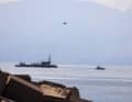 The fire brigade and coastguard took part in the search operation