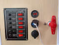 For an extra charge, the Tricat has a 12-volt power supply, light, charging sockets, voltmeter and position lights on board