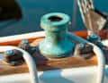 Patina instead of cleaning and polishing: Not everything shines, the winch has been artificially aged