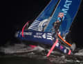 Here the winner of the prototype classification is celebrating: Benoït Marie on "Nicomatic - Petit Bateau".