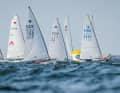 The OK dinghies brought a strong field of participants to the start of Kiel Week