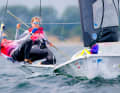 Bestes deutsches 49erFX-Team bei der Kieler Woche: Sophie Steinlein und Catherine Bartelheimer holten Silber.