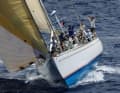 The "Kialoa III" is one of the oldest, but also one of the most prestigious boats in the field.