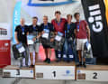 Das 505er-Podium der 86. Warnemünder Woche