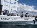 Erik Heil beim SailGP