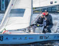 Paralympics winner Jens Kroker and Sabine Kroker-Hohmann in action on an S/V 14