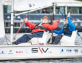 Die Weltmeisterinnen Silke Basedow und Nadine Löschke freuen sich 2022 über eine weitere gelungene Wettfahrt