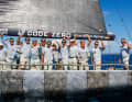 "Platoon" owner and helmsman Harm Müller-Spreer and his team in championship glory. The boss hints at how close it was ...