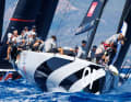 Mit dem charakteristischen Design immer gut zu erkennen: das Sieger-Team American Magic Quantum Racing.