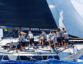 Der Eigner-Name ist in der 52 Super Series immer auf dem Großbaum zu lesen, versehen mit der Nationalflagge.