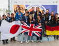 In der Nationenwertung segelten die Besten vom German Sailing Team auf Platz drei hinter den Briten und den Japanern