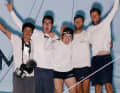 Team Biotherm célèbre dans le port d'arrivée de Boka Bay non seulement la victoire de la cinquième étape, mais aussi la victoire au classement général, assurée avant l'heure.