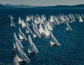 101 bateaux ont croisé dans la zone de navigation croate au large de Split pour le championnat du monde de Starboat.