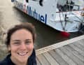 She has now been in Mindelo since the beginning of the week, preparing for the joint mission on "Crédit Mutuel" in stage two with front runner Ian Lipinski.