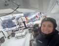 Et c'est là qu'Amélie Grassi, en route vers le sud, s'est déjà emmitouflée plus chaudement.