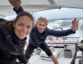 Ian Lipinski und Amélie Grassi liefern sich auf Etappe zwei der Weltumseglung Globe40 ein packendes Führungsduell mit Team Belgien.