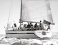 The third: The sailing mates have been travelling with the sleek design from Van de Stadt since 1982. Now she is for sale.