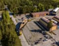 Le slup en carbone de 33 mètres a été construit sur le site fondateur de Baltic à Bosund, en Finlande.