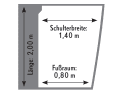 Doppelkabine achtern längs (Beispiel: XC-42)